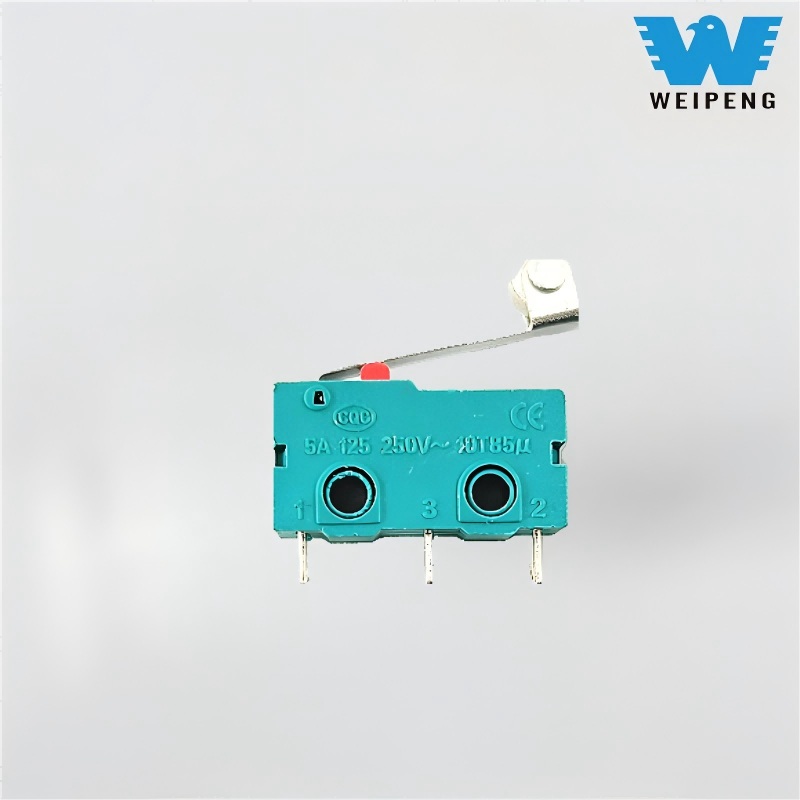 Контакт дугме 5А/125В 250В равна ручка са три контакта микро прекидач за ограничење путовања