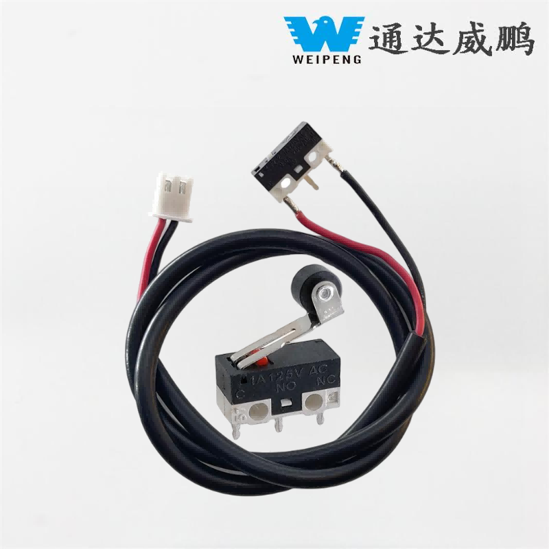 Издржљив микро прекидач са затиском и језичцима за лемљење