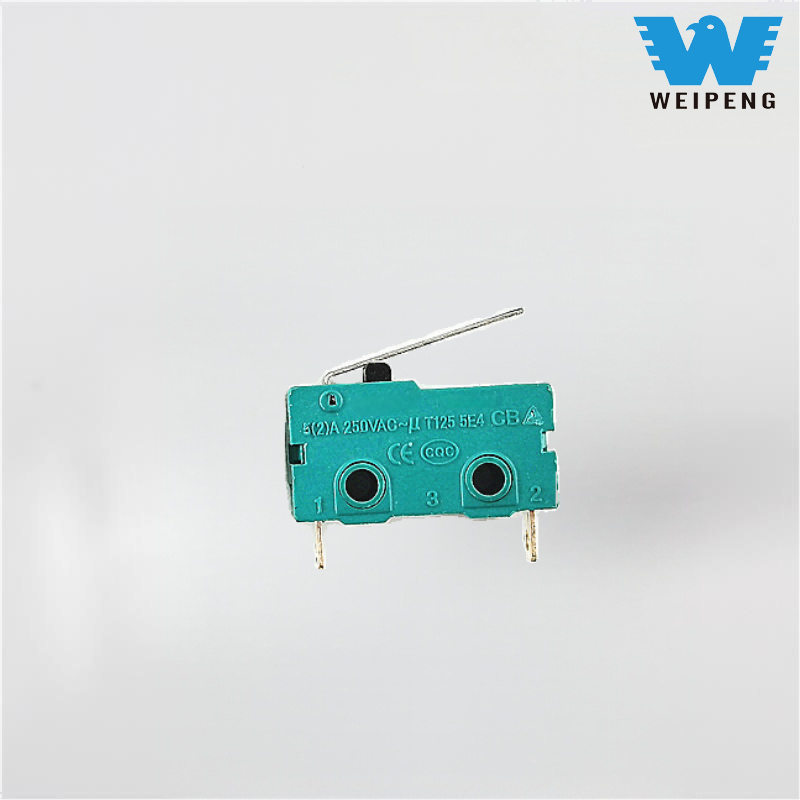 Микро прекидач типа ваљка са два/три зупца 5А