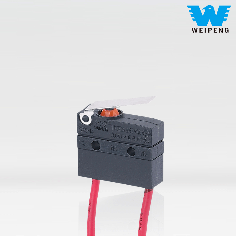 Водоотпорни микро прекидач са жицама за мотор водене пумпе